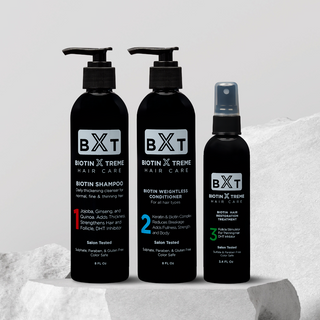 Biotin Shampoo, Biotin Keratin Conditioner, and Hair Restoration Spray Bundle - 10% Off