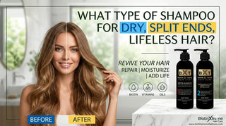 What type of shampoo for dry, split ends lifeless hair