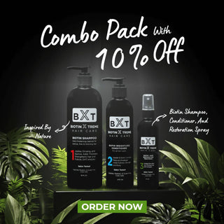 Biotin Shampoo and Biotin Keratin Conditioner Bundle for Hair Growth - 10% Off
