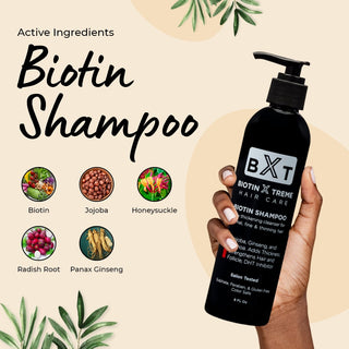 Natural Biotin Shampoo for Men's and Women's Hair Loss and Thinning Hair