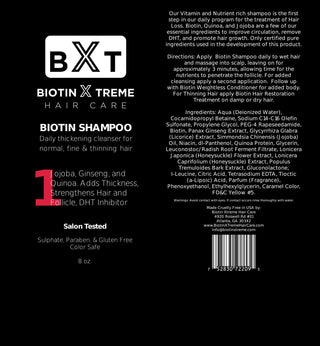 Natural Biotin Shampoo for Hair Growth & Thinning Hair: For Men & Women